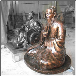 孔子行教铜雕塑