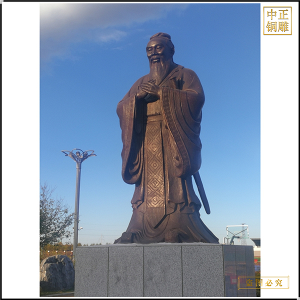 供应铜雕孔子雕像